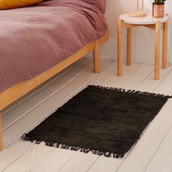 Urban Outfitters Other - Urban Outfitters Moore Woven Leather Rug